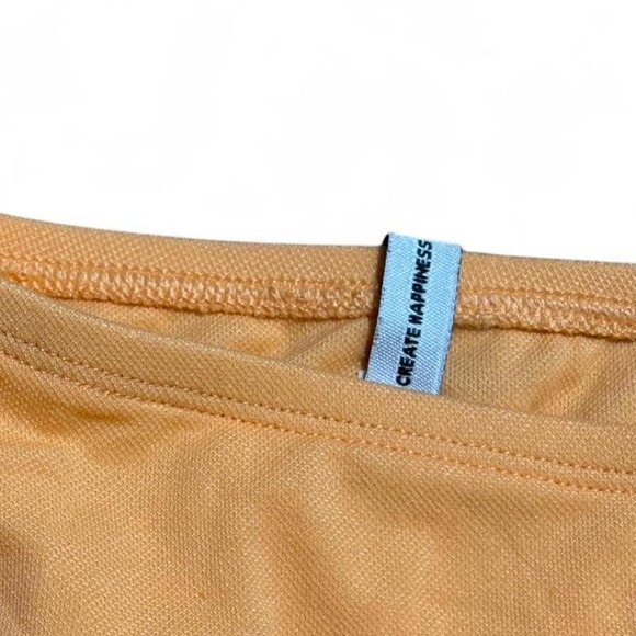 Body glove Orange ruffle mini skirt - Picture 4 of 5